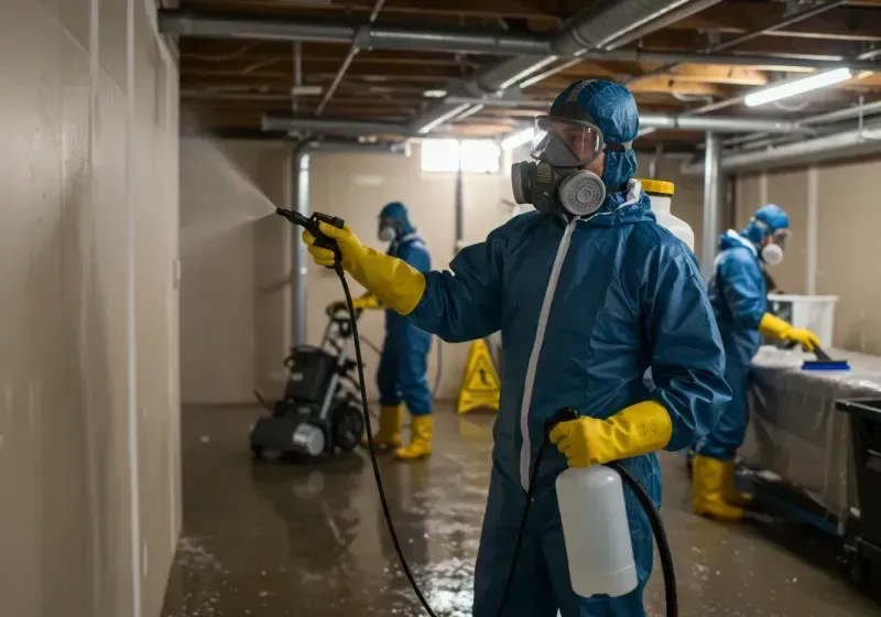 Basement Sanitization and Antimicrobial Treatment process in Syracuse, NE